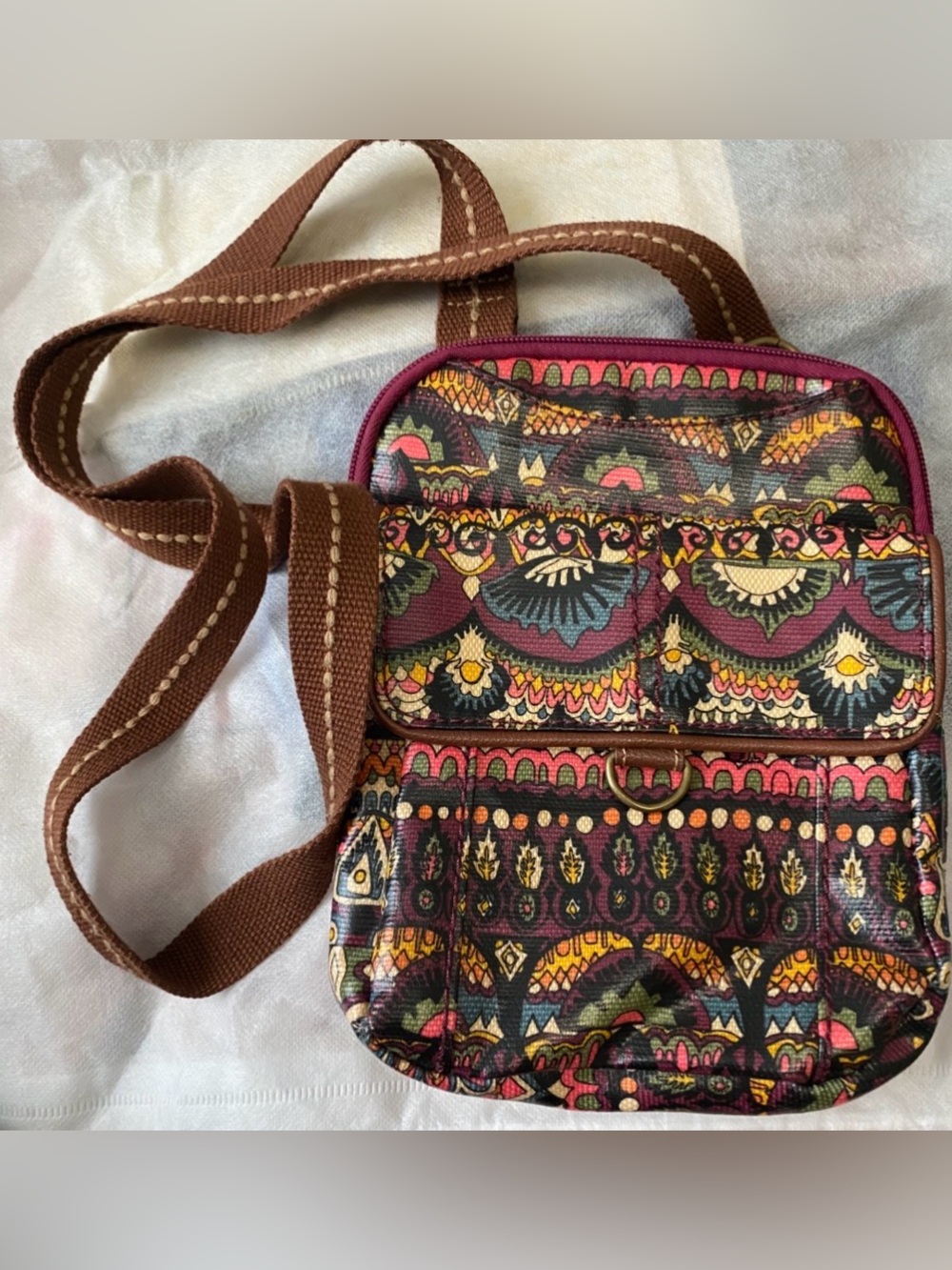 Sakroots Boho Floral Crossbody Bag